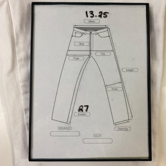 Gloria Vanderbilt Womens Amanda White Denim Classic Rise Slimming Jeans Size 4P - Picture 9 of 9